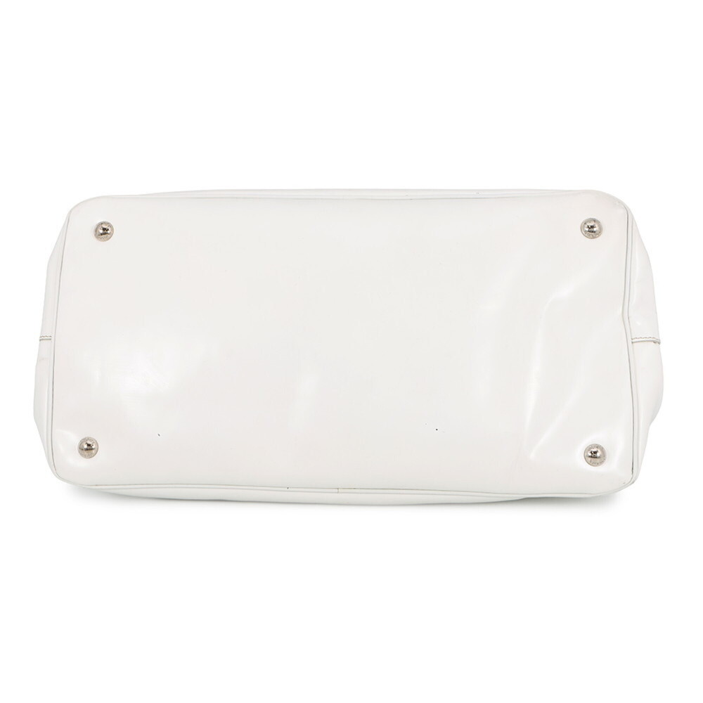 Prada handbag, crystal leather, PRADA 2-way, white. - Picture 3 of 16